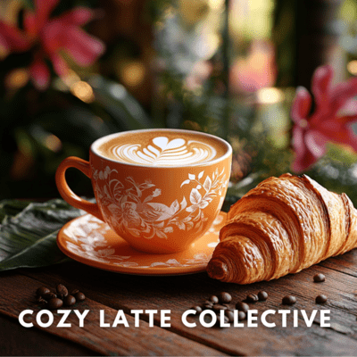 Latte Bliss: Soothing Melodies for Relaxation Front Cover