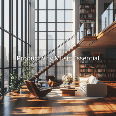 Productive Days: Energizing Music for Work Front Cover
