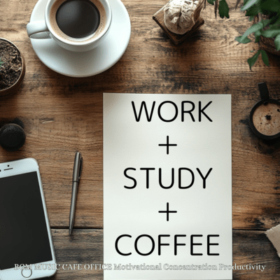 Background Coffee: Relaxing Sounds for Work Front Cover