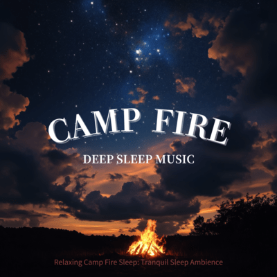 Cozy Night Camp Fire & Lofi: Ambient Relaxation Front Cover