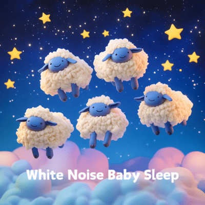 White Noise Relaxation for Peaceful Baby Sleep Front Cover