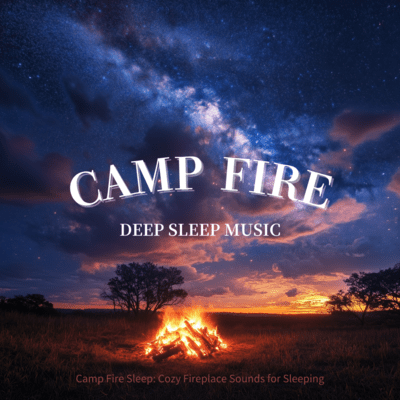Camp Fireside Lofi Jazz: Cozy Camp Camp Fire & Relaxing Music Front Cover