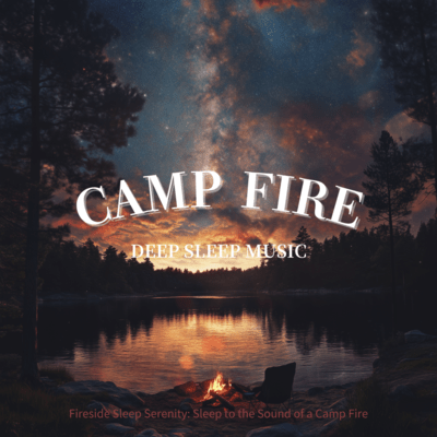 BonCamp Fire Jazz: Relaxing Lofi & Crackling Camp Camp Fire Sounds Front Cover
