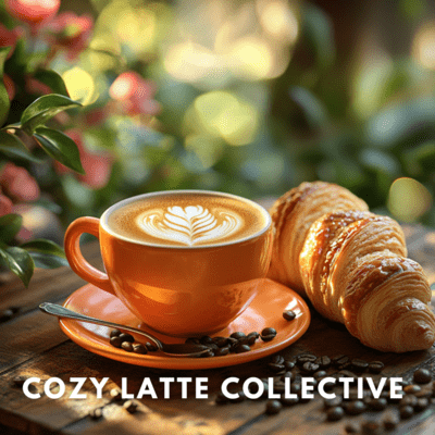 Cozy Latte Jazz: Relaxing Tunes for Your Café Front Cover