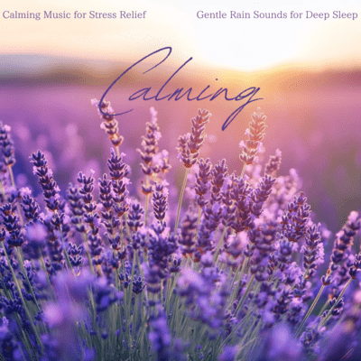 Calming Music for Stress Relief ~ Gentle Rain Sounds for Deep Sleep Front Cover