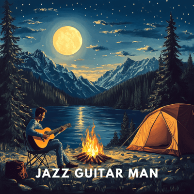 Smooth Guitar Nights: Music for Wind Down Front Cover