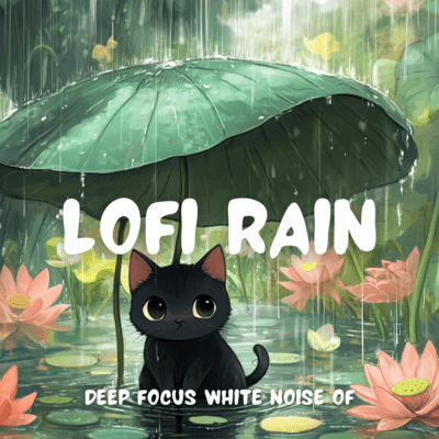 Focus with Rain: Relaxing Lofi Tunes Front Cover