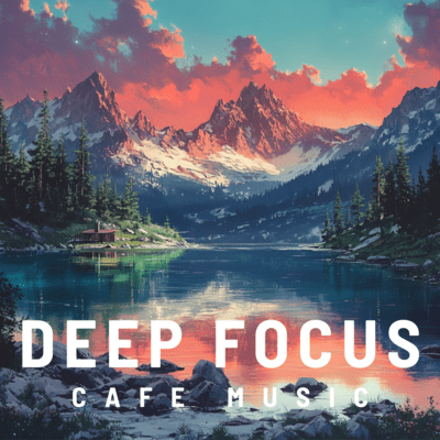 Deep Focus Nights: Calming Melodies for Late Work Front Cover