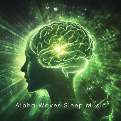 Alpha Waves Escape: Calm Music for Restful Sleep Front Cover