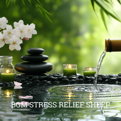 Peaceful Sheep: Melodies for Stress Reduction Front Cover