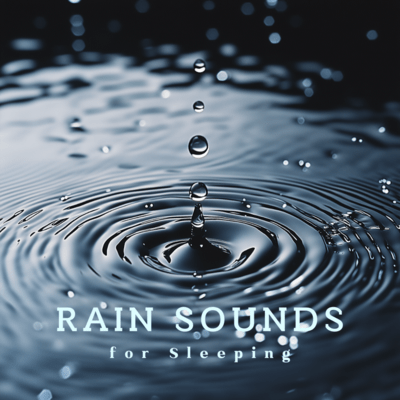 Serene Rain: Nighttime Relaxation Front Cover