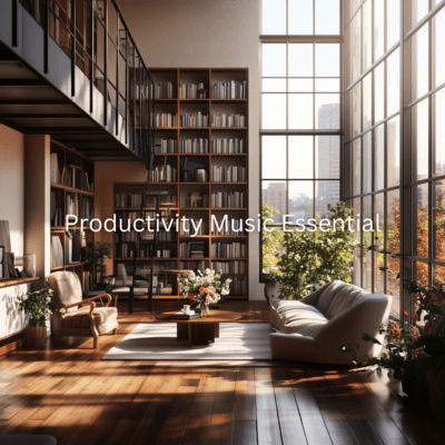 Productivity Playlist: Focused Sounds for Work Front Cover