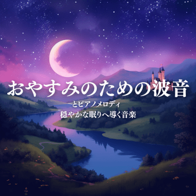 Ocean Waves and Piano Melodies for Sleep: Music Leading to Peaceful Slumber Front Cover