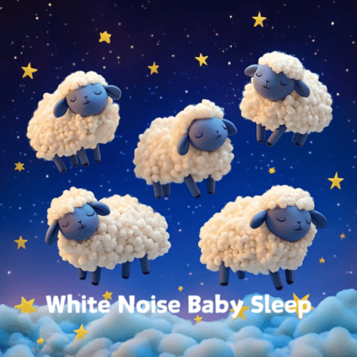 Soothing White Noise for Calming Baby Sleep Front Cover