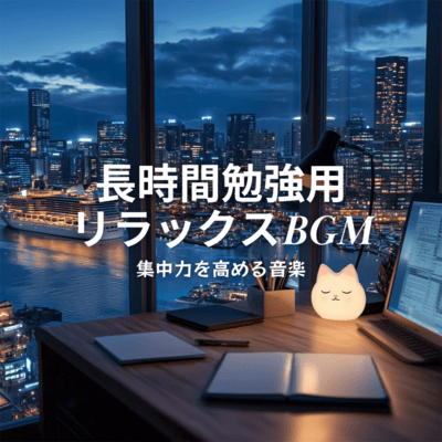 Relaxing BGM for long-term study -Music to improve concentration- Front Cover