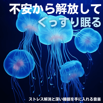 不安から解放してぐっすり眠る・ストレス解消と深い睡眠を手に入れる音楽のジャケット写真