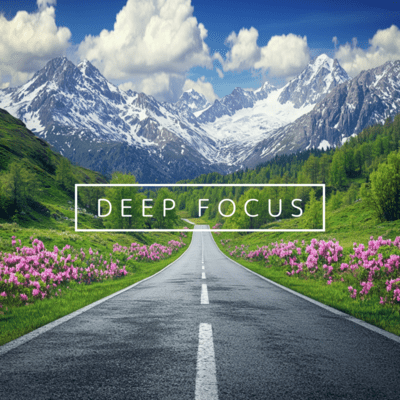 Relaxing Deep Focus Music for Mindfulness and Reading Front Cover