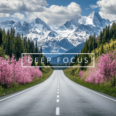 Deep Focus Flow Concentration Music for Study Sessions Front Cover