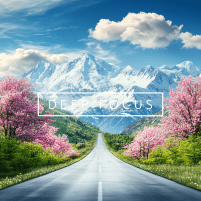 Calming Deep Focus Flow for Productivity Front Cover