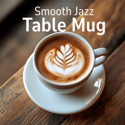 Smooth Jazz Table Mug Ultimate Relax with Cup of Coffee Front Cover