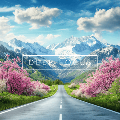 Deep Focus Flow Study Work and Relaxation Music Front Cover