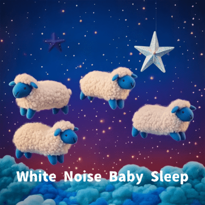 White Noise Baby Sleep Gentle Deep Sleep Sounds Front Cover