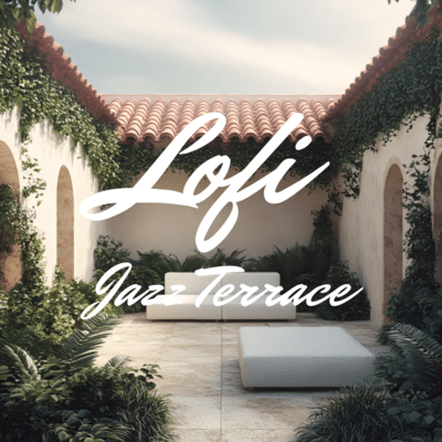 Morning Jazz Coffee Vibes LOFI Terrace Front Cover