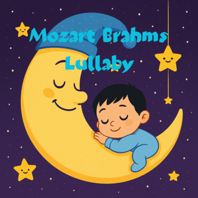 Soft Mozart & Brahms Lullabies for Calm Bedtime Front Cover