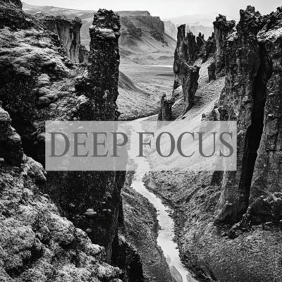 Deep Focus Study Music for Maximum Concentration Front Cover