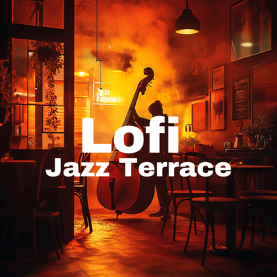Lofi Jazz Terrace Focus Beats Essentials Front Cover