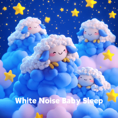 Gentle White Noise: Soothing Sounds for Baby's Peaceful Sleep Front Cover