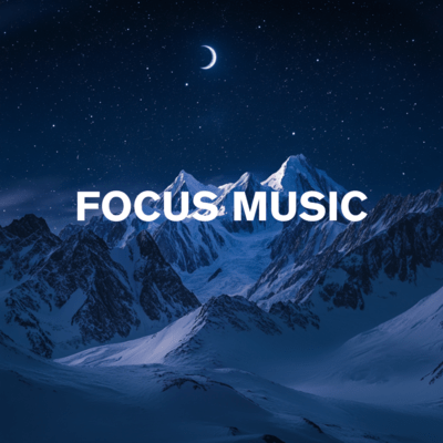 Deep Focus Music and Soft Jazz Beats Front Cover