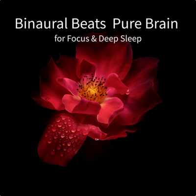 Binaural Beats Pure Brain for Focus & Deep Sleep Front Cover