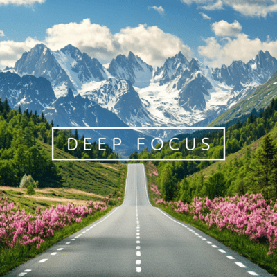 Deep Focus Flow for Studying and Working Front Cover