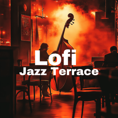 Lofi Jazz Terrace Relaxing Night Escape Front Cover