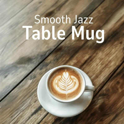 Smooth Jazz Table Mug Relaxing Coffee Jazz Vibes Front Cover