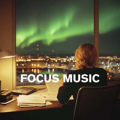 Calm Jazz Beats for Focus Music Time Front Cover
