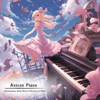 Anison Piano ~ Heartwarming Anime Music Collection on Piano Front Cover