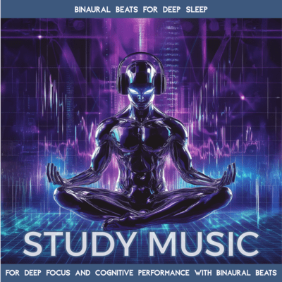 Study Music for Deep Focus and Cognitive Performance with Binaural Beats Front Cover