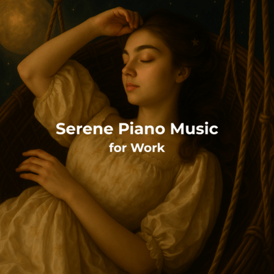Serene Piano Music - for Work Front Cover