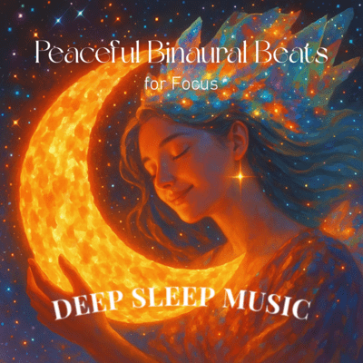 Peaceful Binaural Beats - for Focus Front Cover