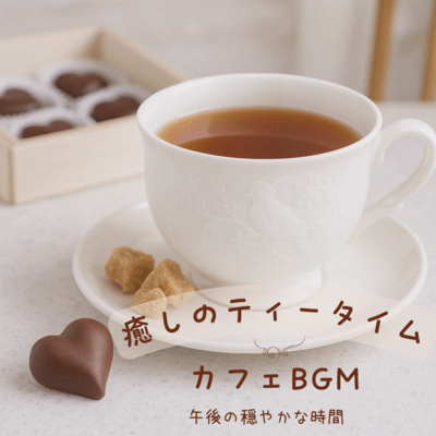 Relaxing Tea Time Cafe BGM - Peaceful afternoon time Front Cover