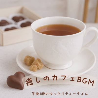 Relaxing cafe background music for a relaxing tea time at 3pm Front Cover