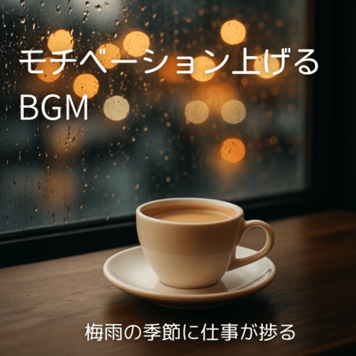 Motivational BGM to help you get work done during the rainy season Front Cover