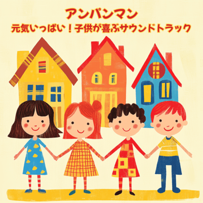 Anpanman Full of Energy Soundtrack That Makes Kids Happy Front Cover