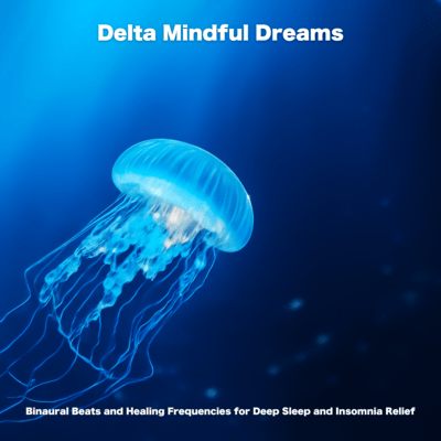Delta Mindful Dreams: Binaural Beats and Healing Frequencies for Deep Sleep and Insomnia Relief Front Cover