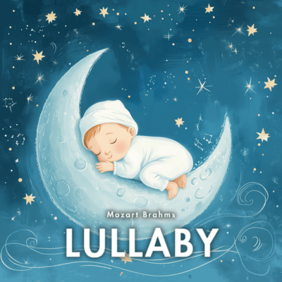 Relaxing Baby Sleep with Mozart Brahms and Soothing Melodies Front Cover