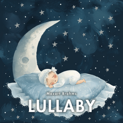 Peaceful Sleep Music with Mozart Brahms and Soft Night Harmonies Front Cover