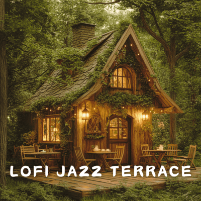 Late Night Terrace Jazz with Smooth Lofi Ambience Front Cover