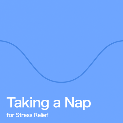 Taking a Nap for Stress Relief Front Cover